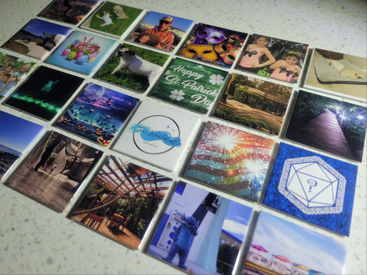 Custom Square Magnets - Qty 9 $24.95